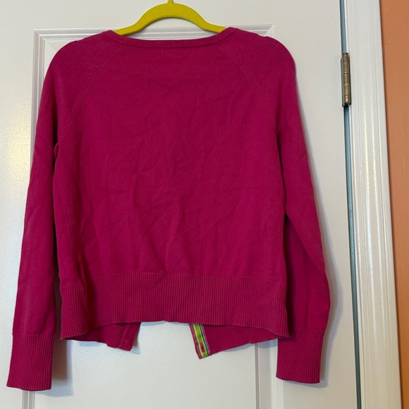 EUC Vintage Lilly Pulitzer Pink Cardigan Sweater - Picture 6 of 6